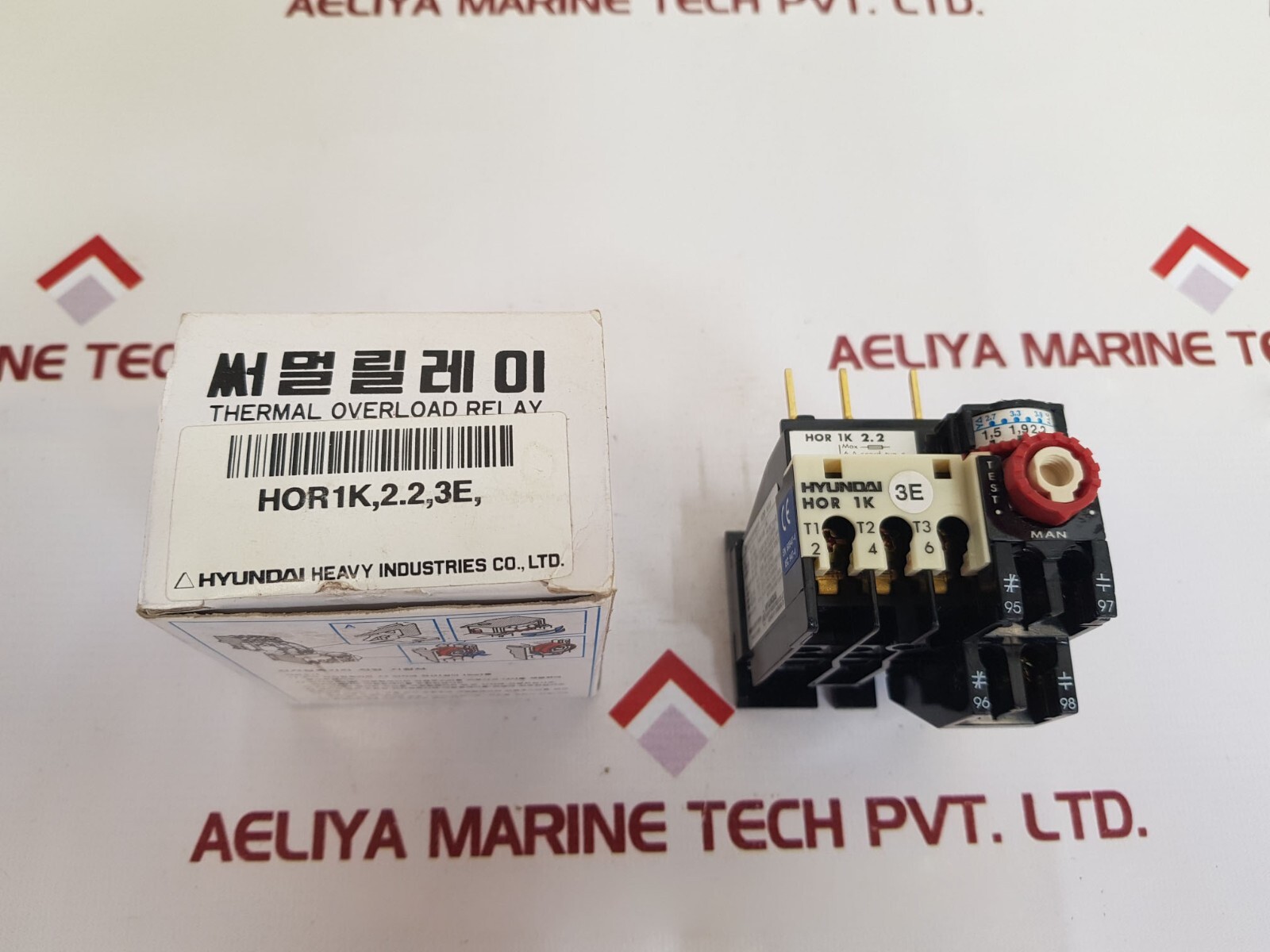 Hyundai hor 1k 2.2 thermal overload relay hor 1k 3e 660v 5a