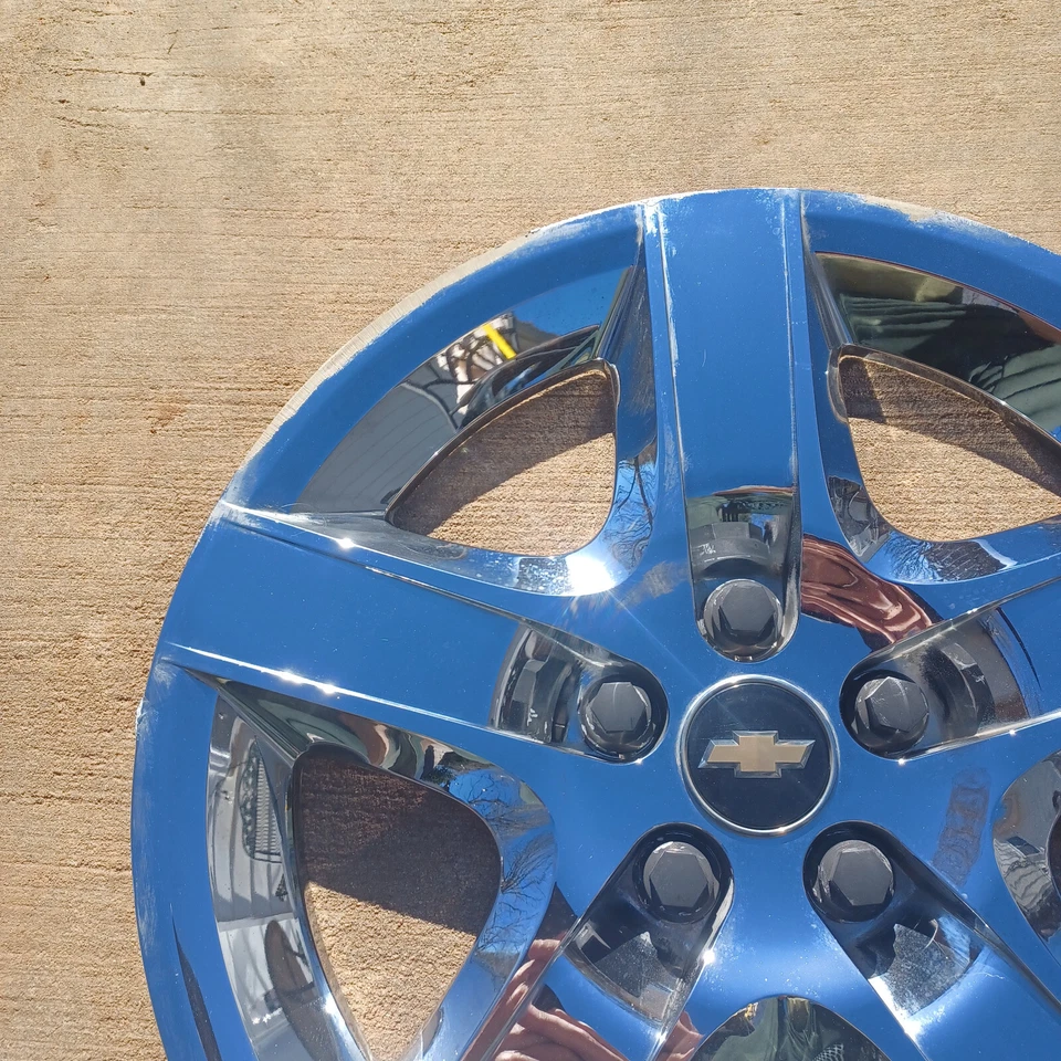 Tapacubos Chevrolet Malibu, cromo, 2008-2012 se adapta a ruedas de 17 pulgadas 9596922, 3277 02 Foto 2 de 4