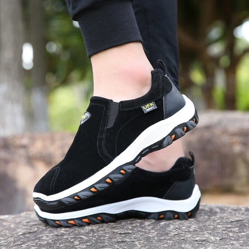 Mens Casual Breathable Loafers Shoes Running Walking Slip on Sports Sneakers Gym - Bild 7 von 49