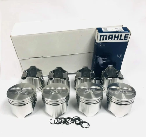 SILVOLITE Hypereutectic Flat Top Pistons Set+CAST Rings for Ford 360 390 FE STD