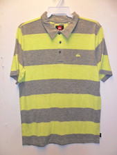 QUIKSILVER Men's S/S Polo Shirt MIND GAP - Splice - Medium - NWT - LAST ONE