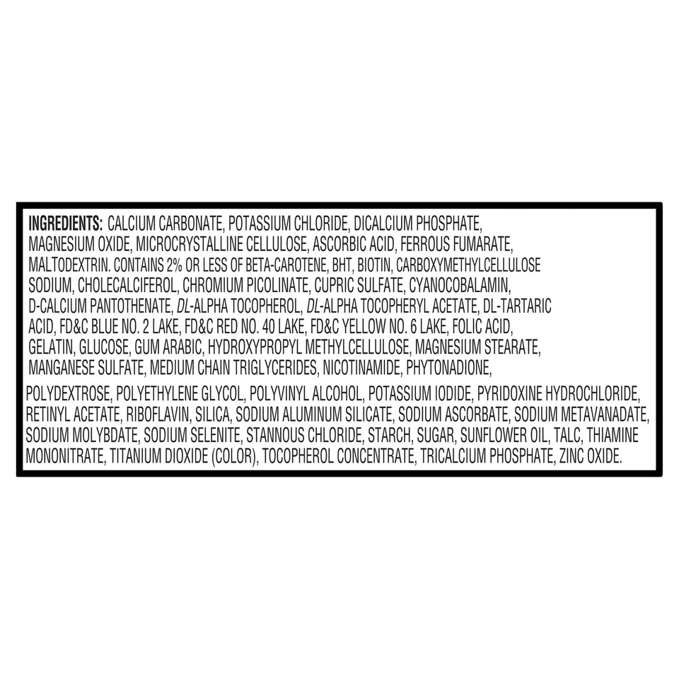 Comprimidos multivitamínicos completos Equate, adultos, 130 unidades - bienestar general..+ Foto 4 de 4