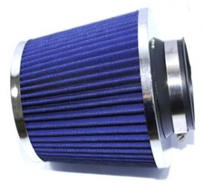 3 Blue Universal 76.2mm Open Top Cold Air Intake Filter Cone Dry Air Filter 3 Blue Universal 76.2mm Open Top Cold Air Intake Filter Cone Dry Air Filter