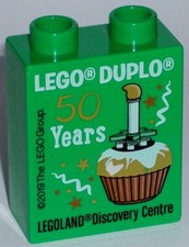 LEGO LEGOLAND Sammelstein Sonderstein 50 YEARS DUPLO Discovery Centre