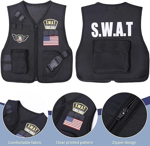 GRAN VENTA DISFRAZ SWAT LATOCOS 3-4 AÑOS 15 piezas CALIDAD SUPERIOR ¡MEDIO PRECIO AHORA! - Imagen 3 de 6