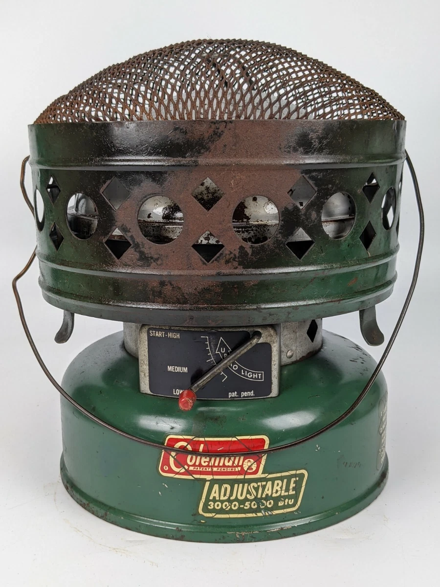 Coleman 513 Adjustable Catalytic Heater 3000-5000BTU - vintage 1967 usa gas  | eBay