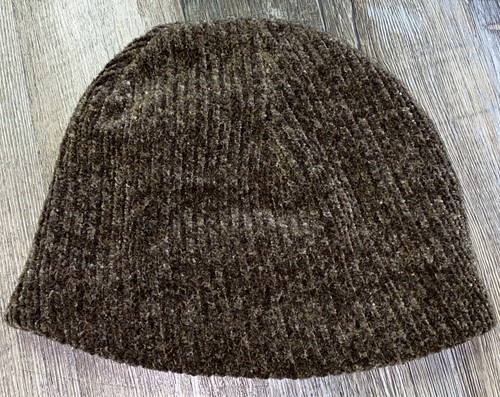 Soft Brown Knitted Beanie Hat Skull Cap 