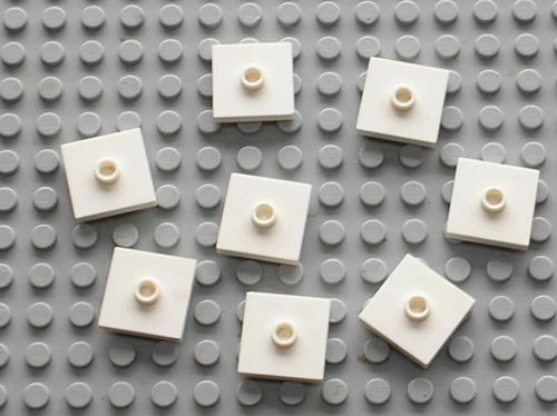 8 x Lego weiße Fliese Ref. 87580 / Set 60022 75827 41058 41142 41179 21124 21137...