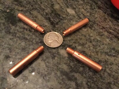 Lot De 4 Embouts De Contact CU-E 14H-564 5/64 Pour Soudeuse MIG - Neufs, Idéal Pour Atelier Soudage