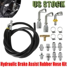STEERING HOSE HOOKUP KIT FOR GM HYDROBOOST POWER BRAKE BOOSTER W/ FITTINGS SET