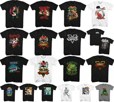Pre-Sell Street Fighter Capcom Video Game Licensed T-Shirt #3