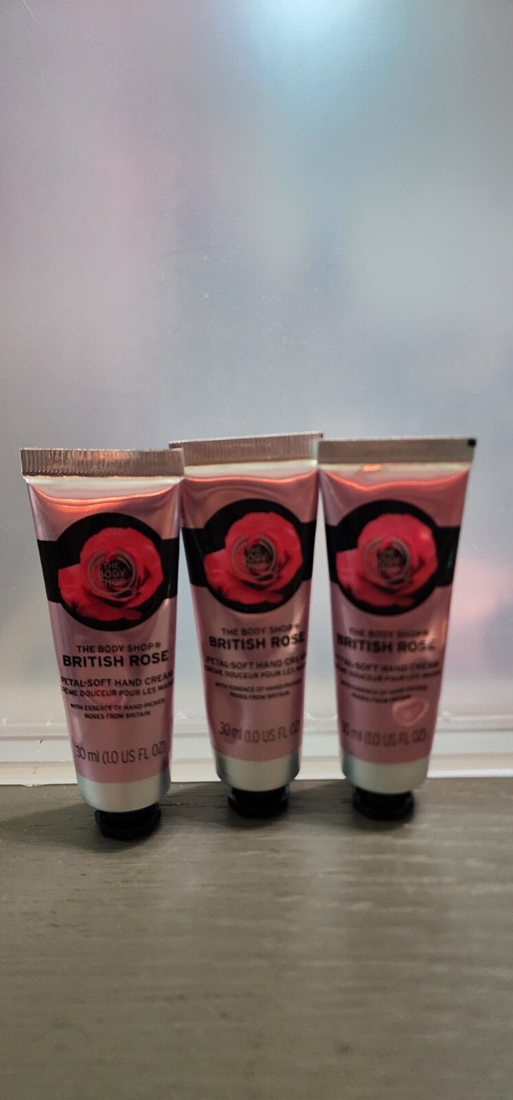 The Body Shop British Rose Hand Cream Pack Of 3