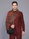 Handmade Men's Kani Large Wool Shawl Pashmina Stole Neck Wrap Scarf 40"x80" Inch