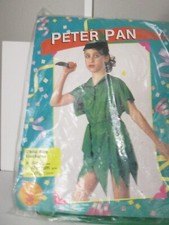 PETER PAN CHILD COSTUME SIZE S 4-6