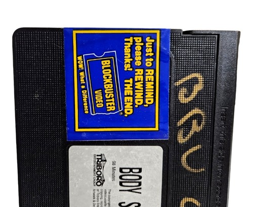 Body Shot VHS Blockbuster Rental Movie Original Sleeve Vintage Erotic Thriller - Picture 4 of 4
