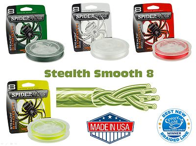Spider Wire Stealth Smooth 8 240m-300m alle Stärken und Farben ab 0,08  pro 1m