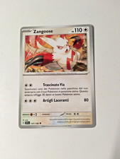 CARTA POKEMON ZANGOOSE 147/198 SCARLATTO E VIOLETTO ITA