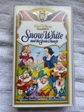 Disney Snow White VHS Tape Restored edition