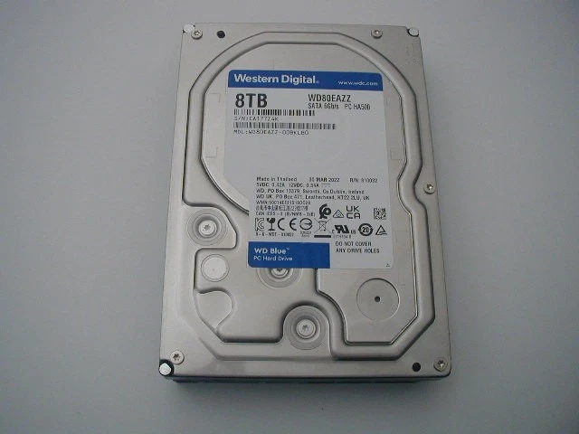3.5 in Form Factor 8 TB Storage Capacity Internal 5400 RPM