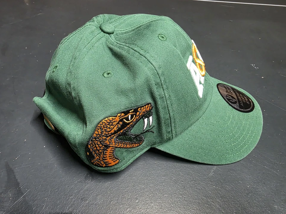 Florida A&M FAMU Rattlers Embroided Baseball Cap Hat Desert Cactus Adult - Image 1 of 4
