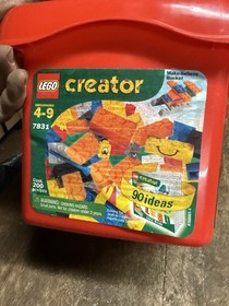 Vintage New NOS Sealed Unopened LEGO Creator No 7831 200 Pcs Toy W Bucket Case
