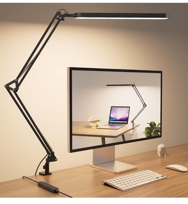 Schreibtischlampe 80 cm, 5 Farben, x 11 Helligkeitsstufen, verstellbarer Schwenkarm Timmer & Memory1