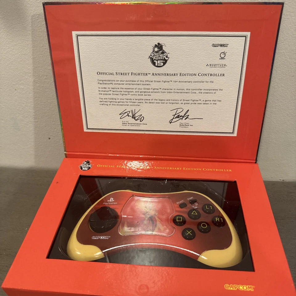 Street FighterKEN CONTROLLER 15th Anniversary Edition PS2 (new/minor Box Damage) - Image 3 of 4