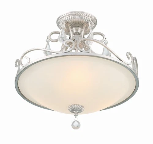 Crystorama Lighting Group 5010-CL-MWP Ashton 3 Light 17"W - Silver - Picture 2 of 8