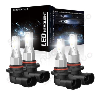 4x LED Headlight Hi/Low Beam Bulbs For Toyota Land Cruiser 100 Series 1998-2005