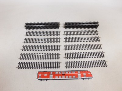 Märklin H0 AC 20x 2200 Gleisstück K-Gleis gerade 18 cm sehr gut #DX768-1
