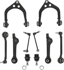 munirater 10pcs Front Upper Lower Control Arms Ball Joint for 11-19 Challenger