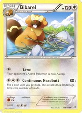 Bibarel 118/160 : Uncommon Mint/Near Mint Pokemon Card : XY05: Primal Clash