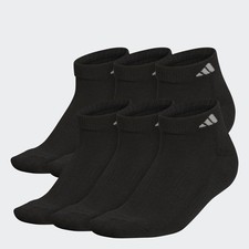 adidas women Athletic Cushioned Low-Cut Socks 6 Pairs