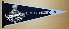 LOS ANGELES KINGS 2012 STANLEY CUP CHAMPIONS NHL PENNANT - 12 BY 30 INCHES