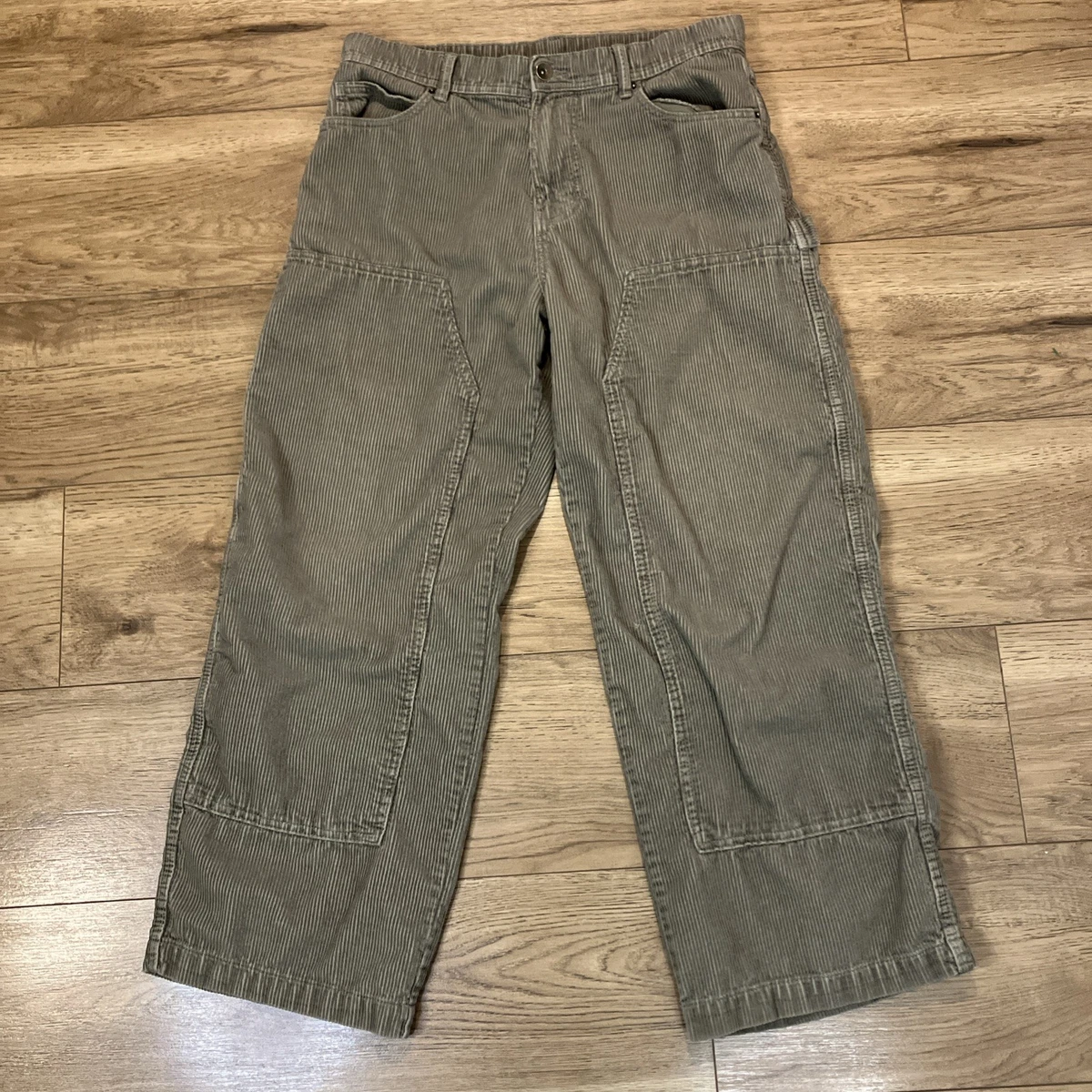 Men's 34X31 No Boundaries Double Knee Corduroy Carpenter Pants