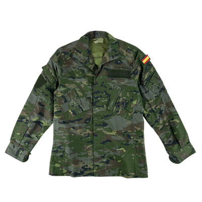 Spanish Army Jacket M09 Camouflage Pixel Leaf Woodland Ripstop