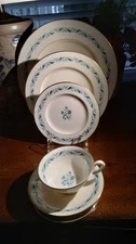 two lenox blue ridge china five piece place setting
