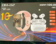 Smartwatch with earbuds -BT calling- 8 Bands