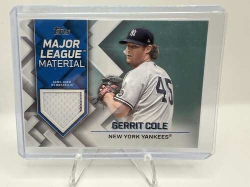 Gerrit Cole 2022 Topps Series 1 Major League Material Game-Used Patch #MLM-GC - Picture 1 of 2