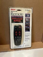 RCA Universal Remote Oversized Buttons RCU 303 Multi Brand Use