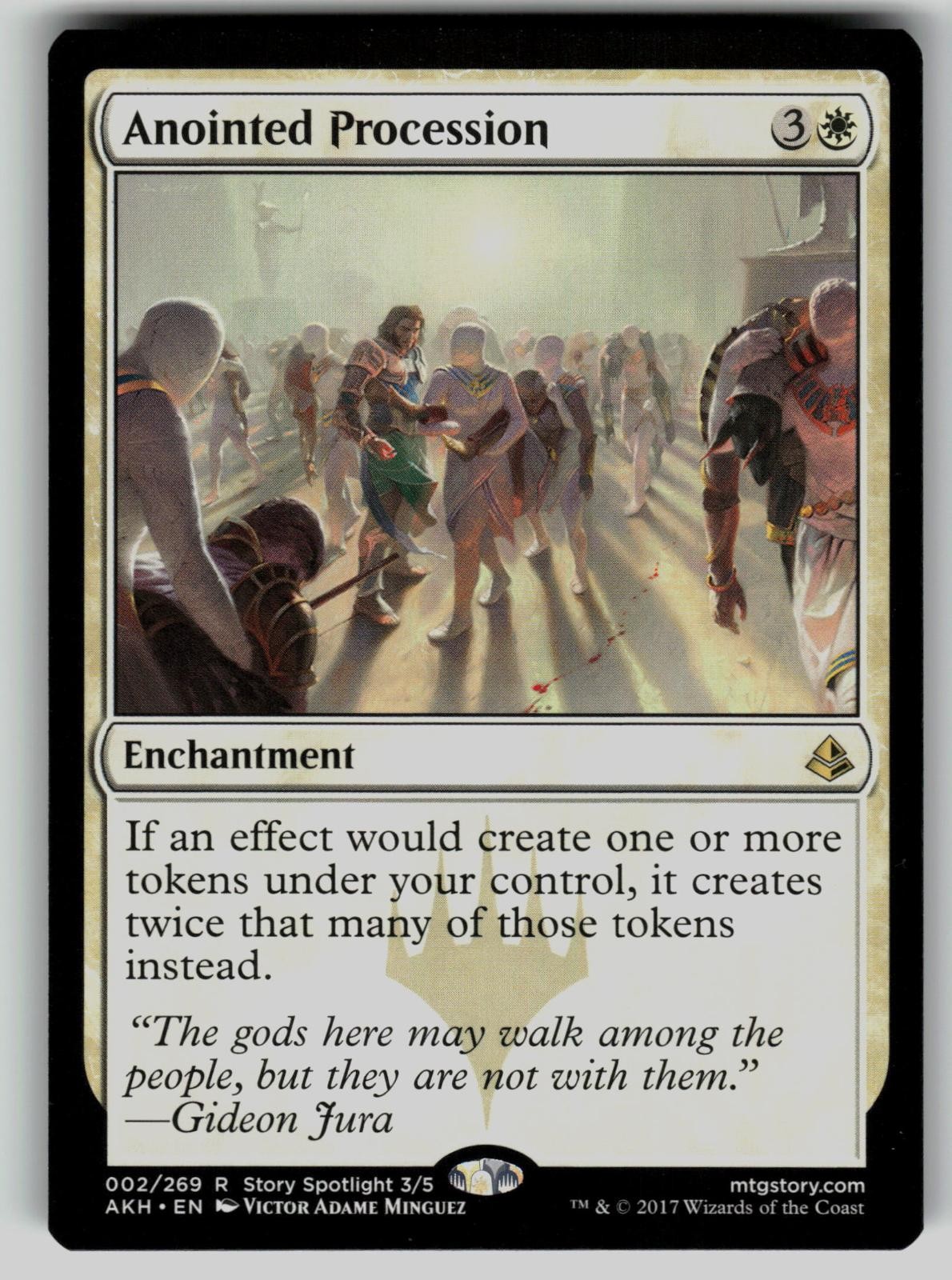Anointed Procession 2 Amonkhet Magic: The Gathering Rare