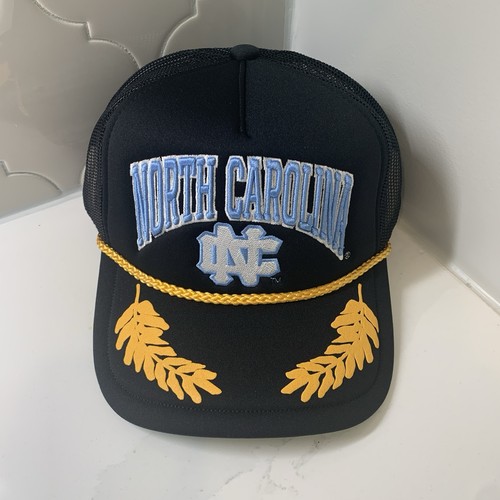 Mitchell & Ness UNC North Carolina Tar Heels Golf Leaf Trucker Snapback Hat OSFM - Picture 3 of 9