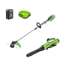 Greenworks North America 1359702 60V 16"Front Mount Carbon Fiber String Trimmer