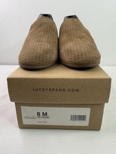 Lucky Brand Caldyn Suede Ballet Flats SesameColor Size 8