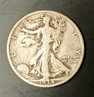 1934-D 50C  Walking Liberty Head Silver Half Dollar in Fine condition - see pics