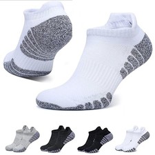 6 Pairs Women's Ankle Socks Athletic Running Anti-blister Cushioned Low Cut