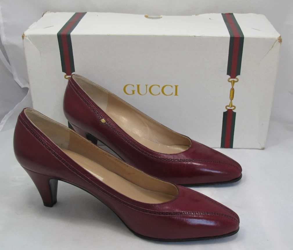 Gucci Leather Upper Pump Heels for Women with Vintage for sale | eBay