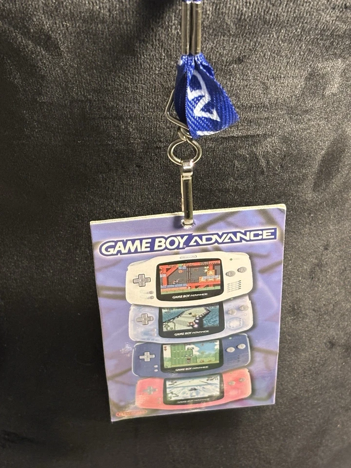 2001 Game Boy Advance Release Rare Nintendo Promo employee Lanyard Tag original - Image 3 of 4