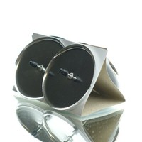 Kaemingk Adventskranzkerzenhalter Silberfarben Ø 6 Cm Aus Metall - 4Er Set