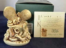 Harmony Kingdom ~ RHAPSODY IN BLUE ~Signed~NIB~Made in UK~V1~Octopus~Romance